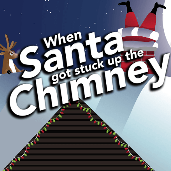 When Santa got Stuck up the Chimney!